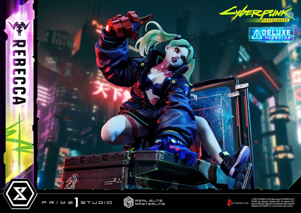 Cyberpunk: Edgerunners Real Elite Masterline Series Statue 1/4 Rebecca Deluxe Bonus Version 54 cm   4582647121585