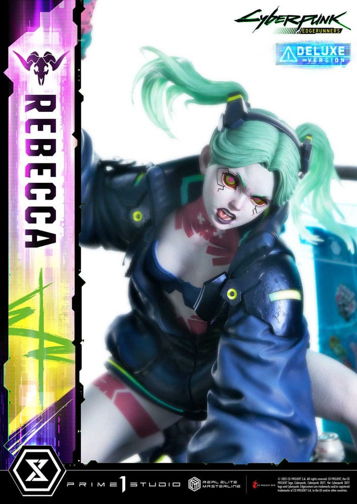 Cyberpunk: Edgerunners Real Elite Masterline Series Statue 1/4 Rebecca Deluxe Bonus Version 54 cm   4582647121585