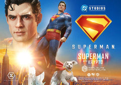Superman (2025) Real Elite Masterline Series Statue 1/3 Superman with Krypto 95 cm  4582647123015
