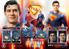 Superman (2025) Real Elite Masterline Series Statue 1/3 Superman with Krypto 95 cm  4582647123015