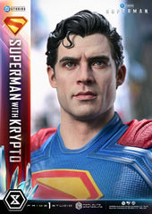 Superman (2025) Real Elite Masterline Series Statue 1/3 Superman with Krypto 95 cm  4582647123015