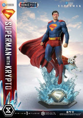 Superman (2025) Real Elite Masterline Series Statue 1/3 Superman with Krypto Bonus Version 95 cm  4582647123022