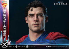 Superman (2025) Real Elite Masterline Series Statue 1/3 Superman with Krypto Bonus Version 95 cm  4582647123022