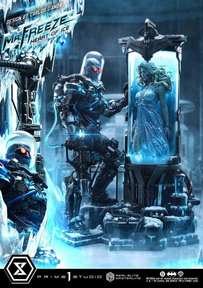 DC Comics Real Elite Masterline Series Statue 1/3 Batman (Comics) Mr. Freeze Heart of Ice (Design by Carlos D'Anda) 82 cm 4582647125491