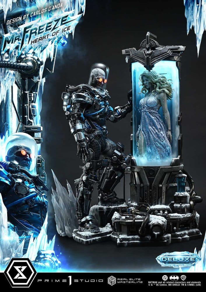 DC Comics Real Elite Masterline Series Statue 1/3 Batman (Comics) Mr. Freeze Heart of Ice (Design by Carlos D'Anda) Deluxe Version 82 cm 4582647125507