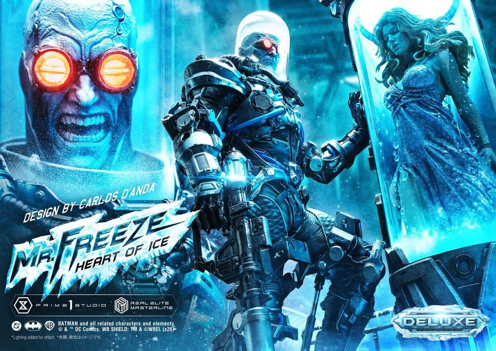 DC Comics Real Elite Masterline Series Statue 1/3 Batman (Comics) Mr. Freeze Heart of Ice (Design by Carlos D'Anda) Deluxe Version 82 cm 4582647125507
