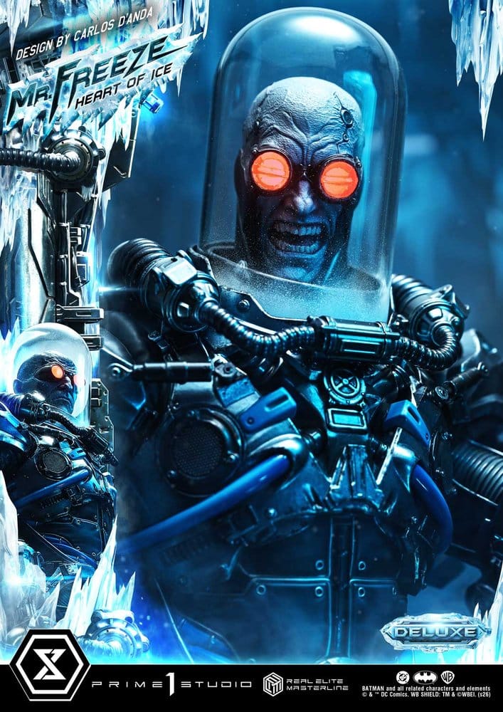 DC Comics Real Elite Masterline Series Statue 1/3 Batman (Comics) Mr. Freeze Heart of Ice (Design by Carlos D'Anda) Deluxe Version 82 cm 4582647125507
