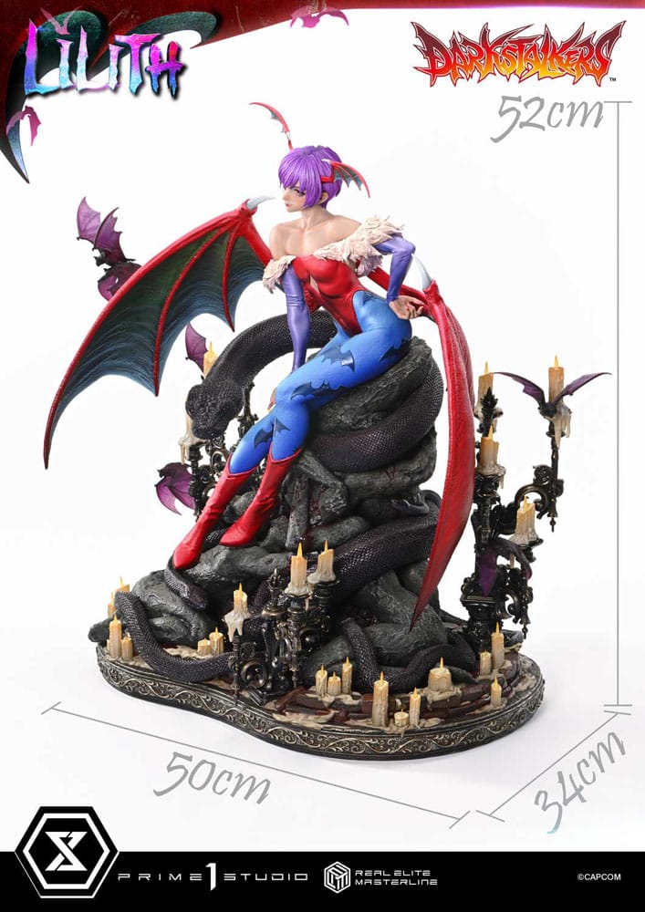 Darkstalkers Real Elite Masterline Series Statue 1/4 Lilith Bonus Version 52 cm 4582647121493