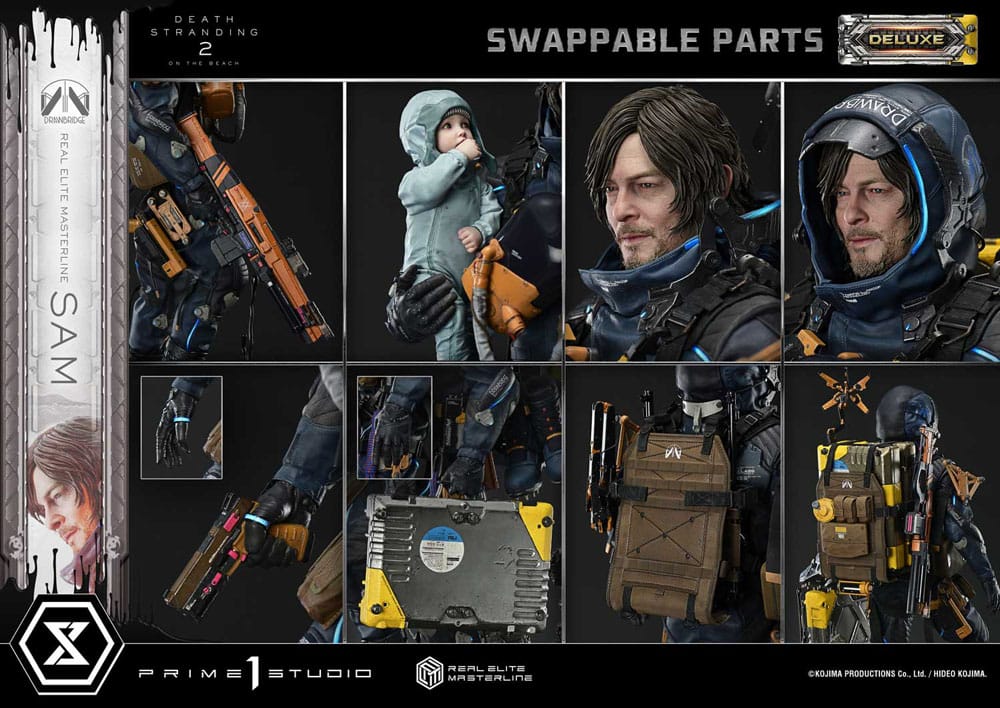 Death Stranding 2: On the Beach Real Elite Masterline Series Statue 1/3 Sam Deluxe Version 83 cm   4582647122339