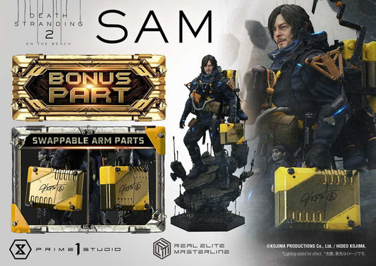 Death Stranding 2: On the Beach Real Elite Masterline Series Statue 1/3 Sam Deluxe Bonus Version 83 cm  4582647122346