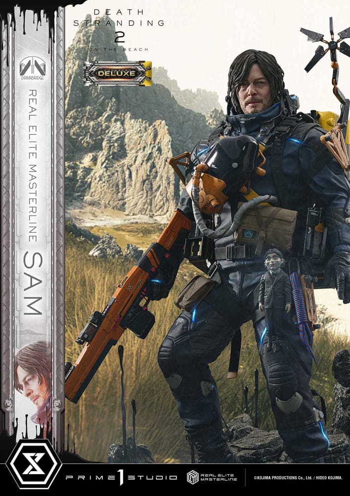 Death Stranding 2: On the Beach Real Elite Masterline Series Statue 1/3 Sam Deluxe Bonus Version 83 cm  4582647122346