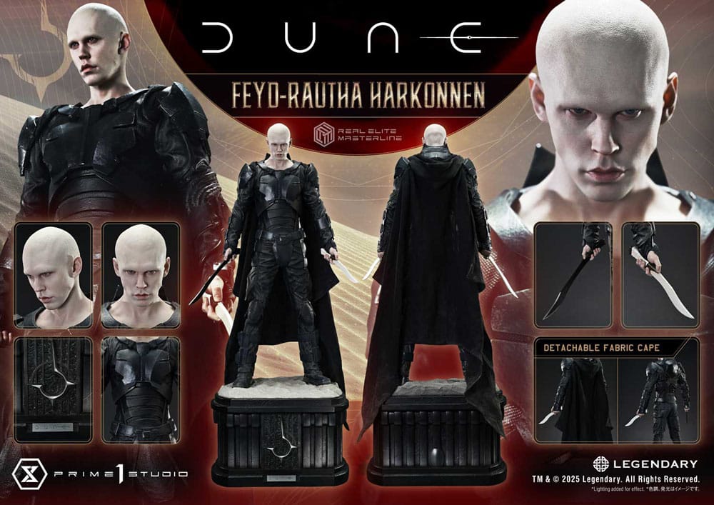 Dune: Part Two Real Elite Masterline Series Statue 1/3 Feyd-Rautha Harkonnen 83 cm  4582647122377