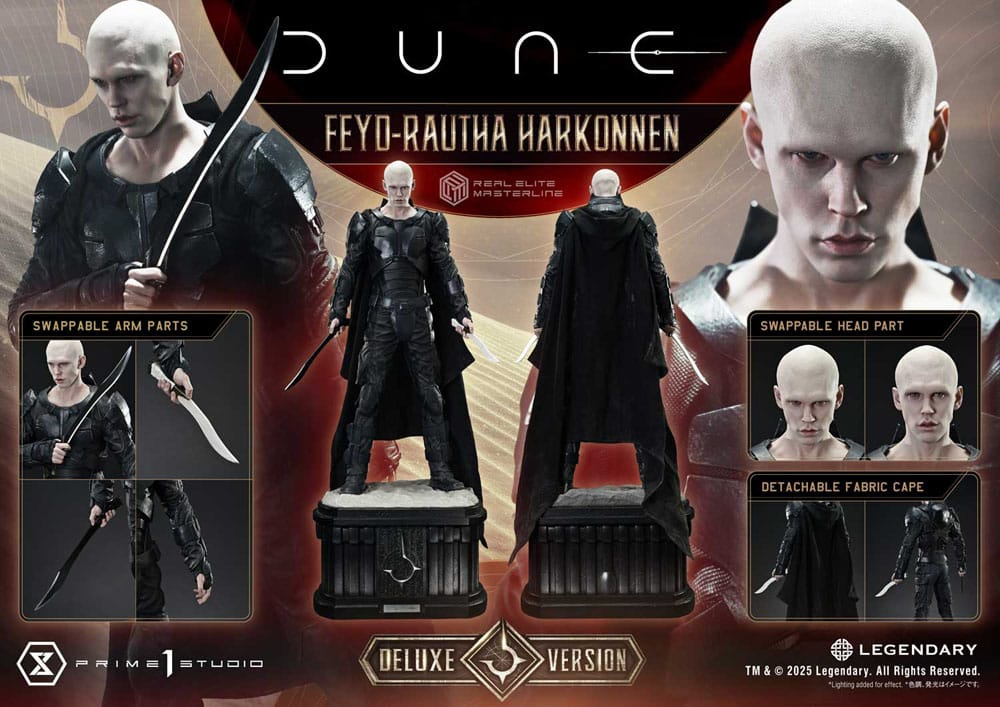 Dune: Part Two Real Elite Masterline Series Statue 1/3 Feyd-Rautha Harkonnen Ultimate Bonus Version 83 cm  4582647122391