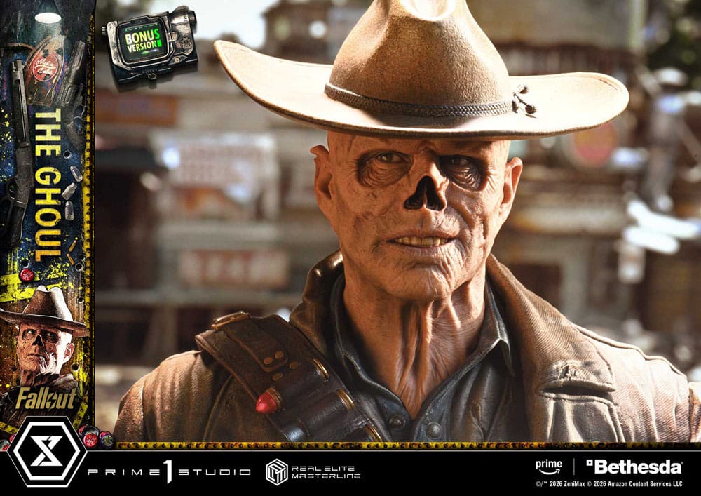 Fallout (TV Series) Real Elite Masterline Series Statue 1/4 The Ghoul DX Bonus Version 64 cm  4582647123275