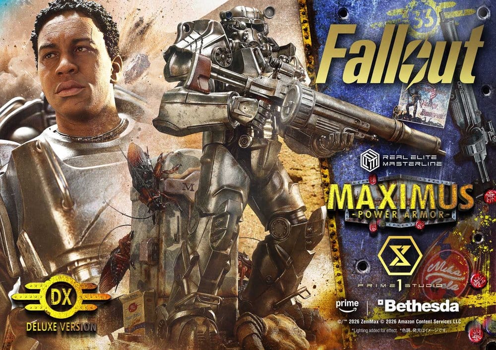 Fallout Real Elite Masterline Statue 1/4 Maximus Power Armor Deluxe Version 67 cm 4582647124104