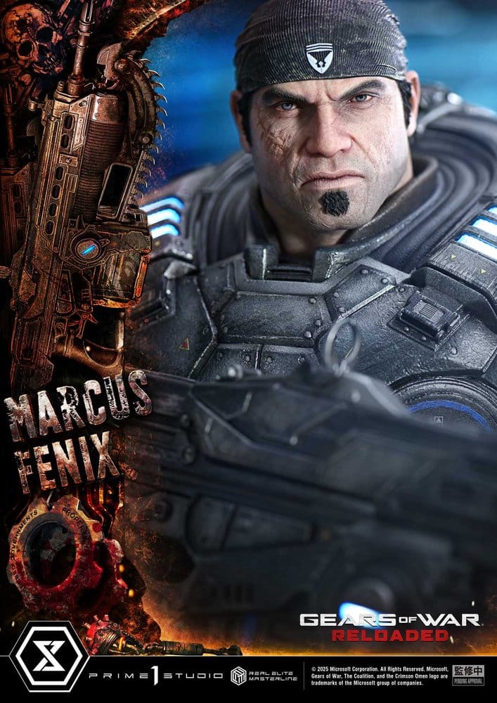 Gears of War: Reloaded Real Elite Masterline Series Statue 1/3 Marcus Fenix Ultimate Version 97 cm  4582647123473
