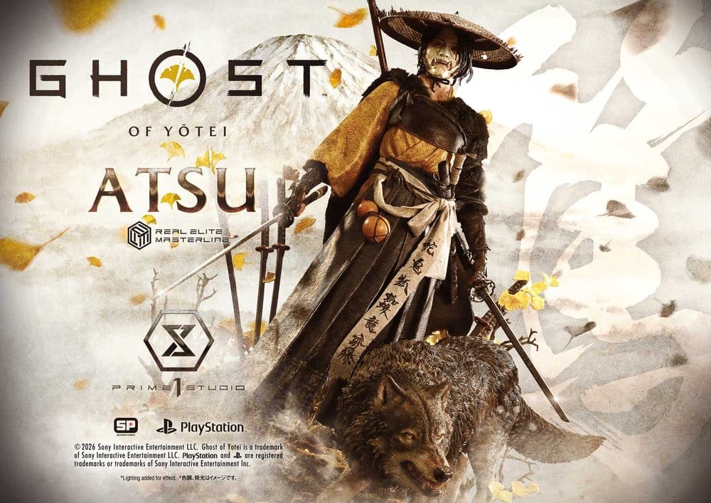 Ghost of Yotei Real Elite Masterline Statue 1/4 Atsu 59 cm 4582647124128