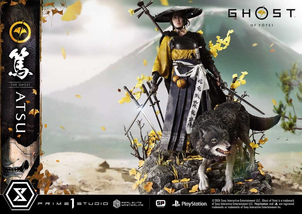 Ghost of Yotei Real Elite Masterline Statue 1/4 Atsu 59 cm 4582647124128
