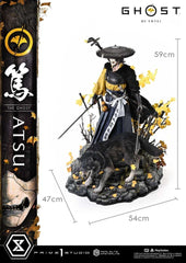 Ghost of Yotei Real Elite Masterline Statue 1/4 Atsu 59 cm 4582647124128