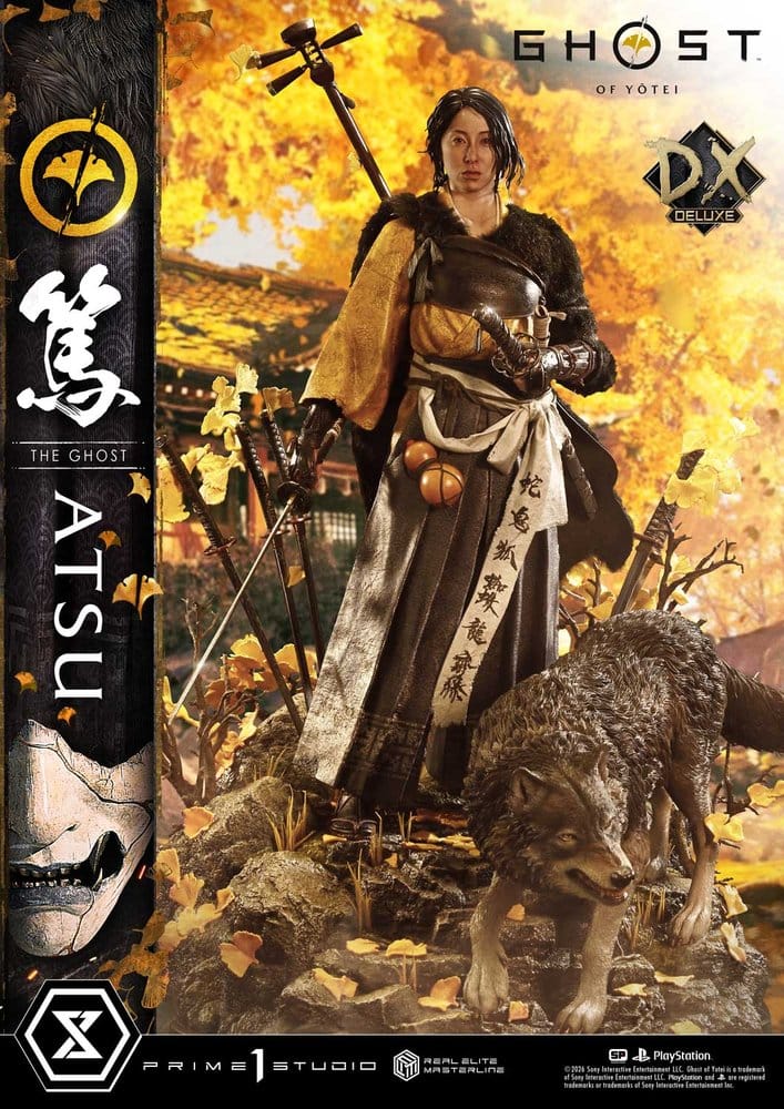 Ghost of Yotei Real Elite Masterline Statue 1/4 Atsu Deluxe Version 59 cm 4582647124135
