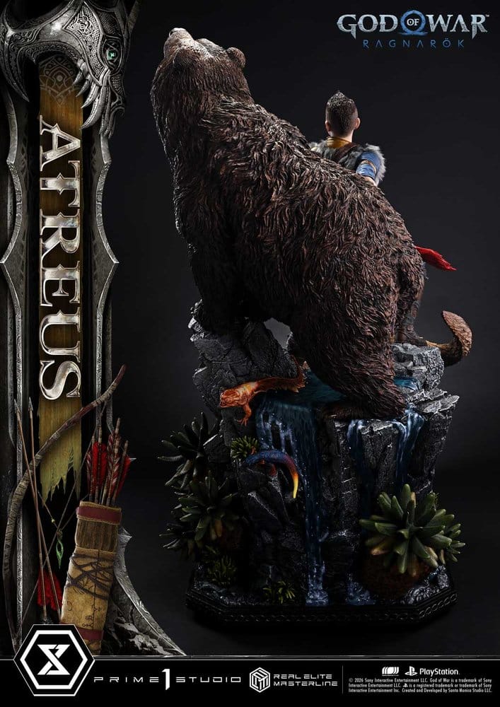 God of War: Ragnarok Real Elite Masterline Statue 1/3 Atreus 96 cm 4582647124463