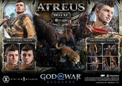 God of War: Ragnarok Real Elite Masterline Statue 1/3 Atreus Deluxe Version 96 cm 4582647124470