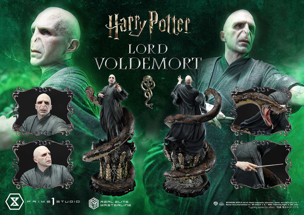 Harry Potter Real Elite Masterline Series Statue 1/4 Lord Voldemort Bonus Version 83 cm     4582647122179