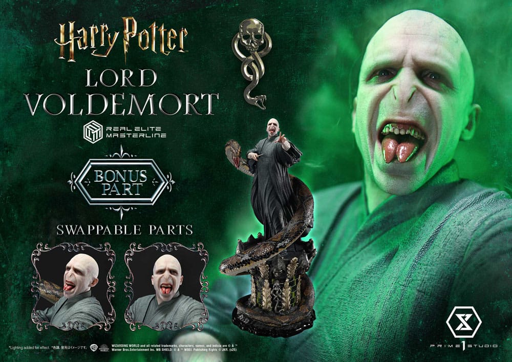 Harry Potter Real Elite Masterline Series Statue 1/4 Lord Voldemort Bonus Version 83 cm     4582647122186