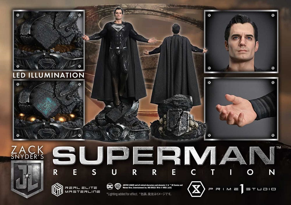 Zack Snyder's Justice League Real Elite Masterline Series Statue 1/3 Superman Resurrection Deluxe Ver. 95 cm                4582647120939