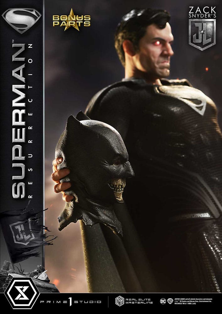 Zack Snyder's Justice League Real Elite Masterline Series Statue 1/3 Superman Resurrection Deluxe Bonus Ver. 95 cm 4582647120953