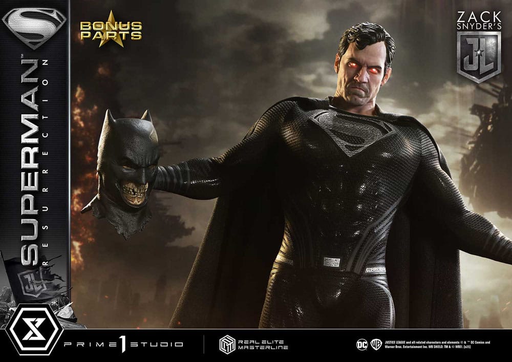 Zack Snyder's Justice League Real Elite Masterline Series Statue 1/3 Superman Resurrection Deluxe Bonus Ver. 95 cm 4582647120953