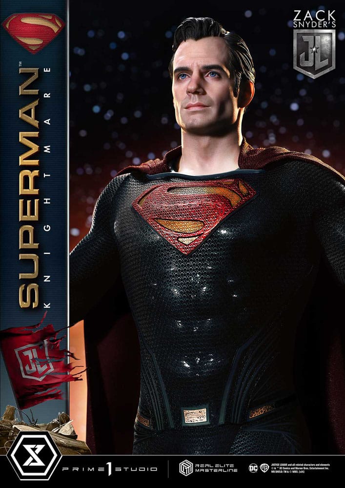 Zack Snyder's Justice League Real Elite Masterline Series Statue 1/3 Superman Knightmare Color Edition 95 cm 4582647120960