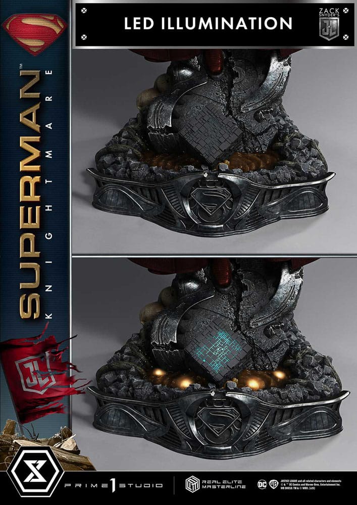 Zack Snyder's Justice League Real Elite Masterline Series Statue 1/3 Superman Knightmare Color Edition 95 cm 4582647120960