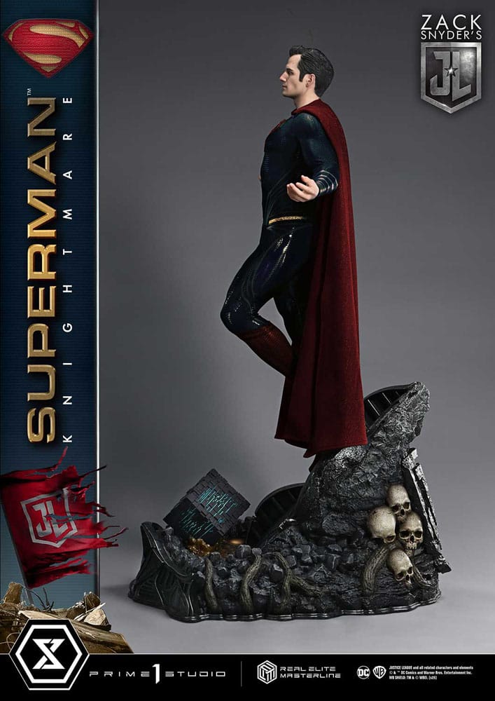Zack Snyder's Justice League Real Elite Masterline Series Statue 1/3 Superman Knightmare Color Edition 95 cm 4582647120960
