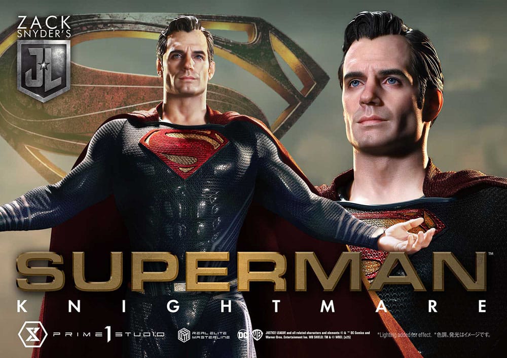 Zack Snyder's Justice League Real Elite Masterline Series Statue 1/3 Superman Knightmare Color Edition 95 cm 4582647120960