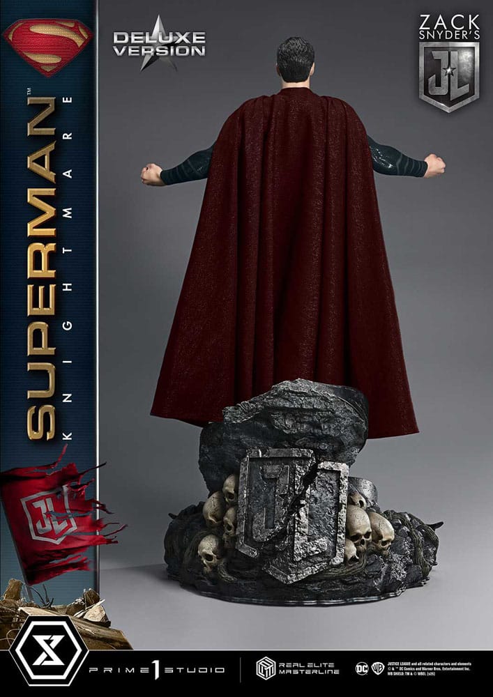 Zack Snyder's Justice League Real Elite Masterline Series Statue 1/3 Superman Knightmare Color Edition Deluxe Ver. 95 cm 4582647120977