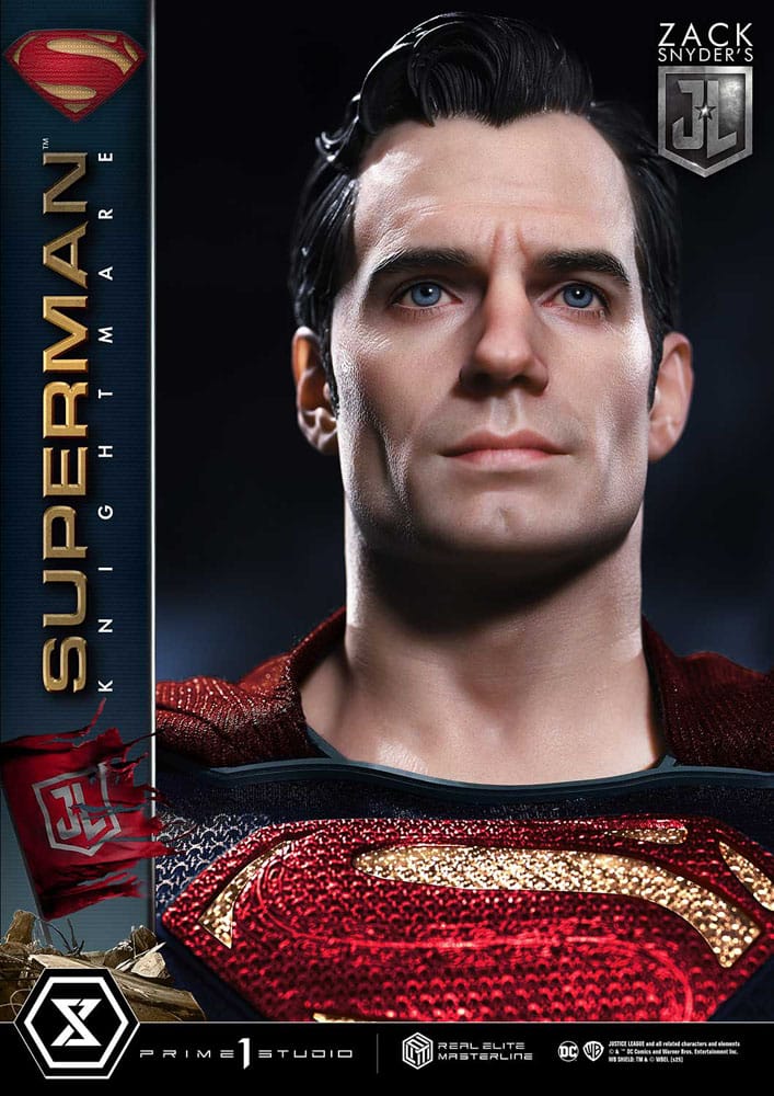 Zack Snyder's Justice League Real Elite Masterline Series Statue 1/3 Superman Knightmare Color Edition Deluxe Ver. 95 cm 4582647120977