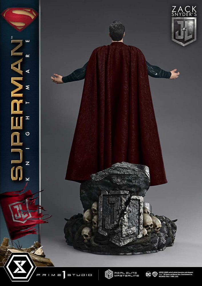 Zack Snyder's Justice League Real Elite Masterline Series Statue 1/3 Superman Knightmare Color Edition Deluxe Bonus Ver. 95 cm 4582647120984