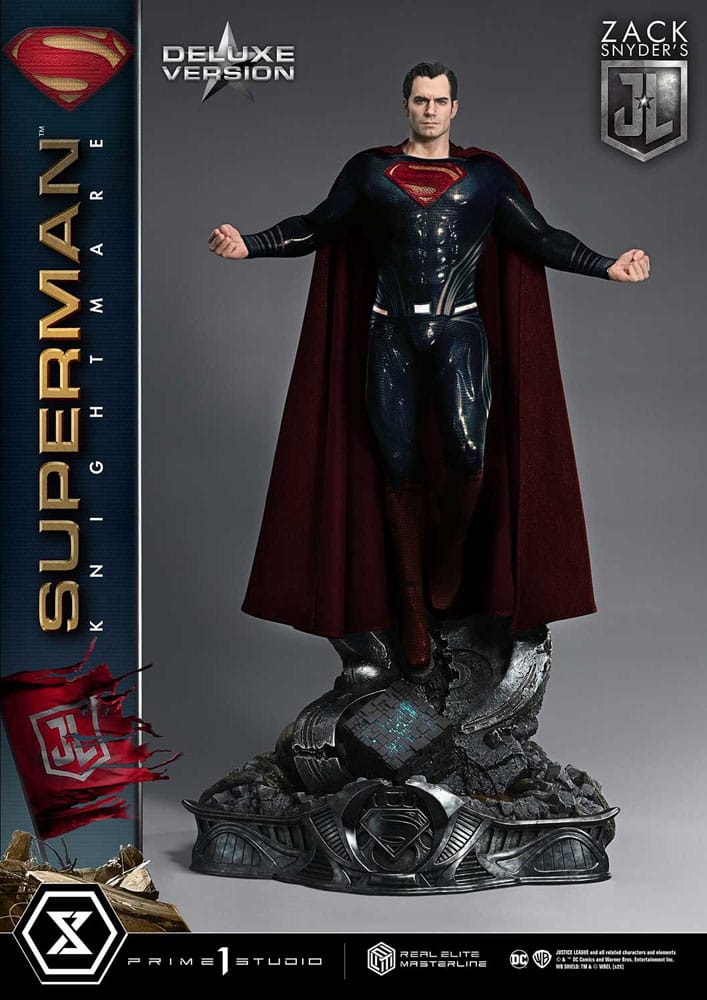 Zack Snyder's Justice League Real Elite Masterline Series Statue 1/3 Superman Knightmare Color Edition Deluxe Bonus Ver. 95 cm 4582647120984