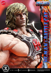 Masters of the Universe Real Elite Masterline Series Statue 1/4 He-Man & Battle Cat 86 cm  4582647123428