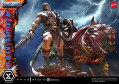 Masters of the Universe Real Elite Masterline Series Statue 1/4 He-Man & Battle Cat 86 cm  4582647123428