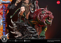 Masters of the Universe Real Elite Masterline Series Statue 1/4 He-Man & Battle Cat 86 cm  4582647123428