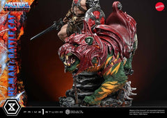 Masters of the Universe Real Elite Masterline Series Statue 1/4 He-Man & Battle Cat 86 cm  4582647123428