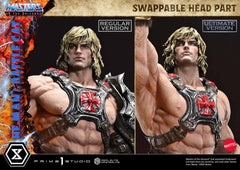 Masters of the Universe Real Elite Masterline Series Statue 1/4 He-Man & Battle Cat Ultimate Version 86 cm  4582647123435
