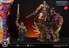 Masters of the Universe Real Elite Masterline Series Statue 1/4 He-Man & Battle Cat Ultimate Version 86 cm  4582647123435