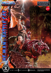Masters of the Universe Real Elite Masterline Series Statue 1/4 He-Man & Battle Cat Ultimate Version 86 cm  4582647123435