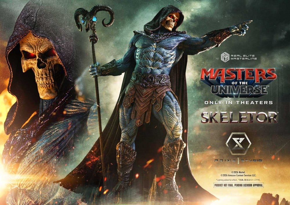 Masters of the Universe (2026 Film) Real Elite Masterline Series Statue 1/3 Skeletor 95 cm 4582647124784