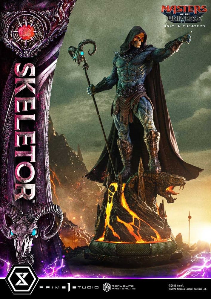 Masters of the Universe (2026 Film) Real Elite Masterline Series Statue 1/3 Skeletor 95 cm 4582647124784