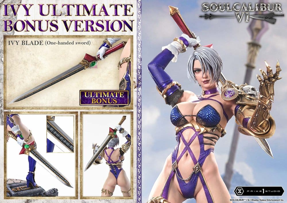 Soul Calibur VI Real Elite Masterline Series Statue 1/4 Ivy Ultimate Bonus Version 65 cm 4582647124203