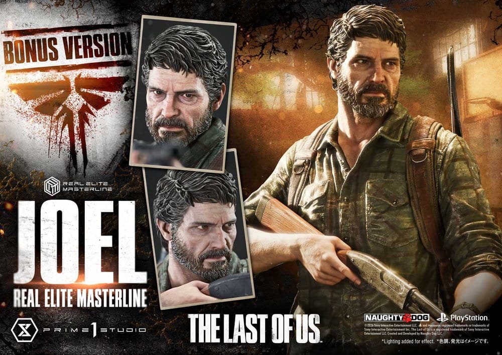 The Last of Us (Part I) Real Elite Masterline Statue 1/4 Joel Bonus Version 52 cm 4582647124883